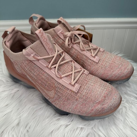Nike Shoes - Nike Size 12 Air VaporMax 03/09/2022 NIKE AIR Pink Oxford/Metallic Silver FLYKNI